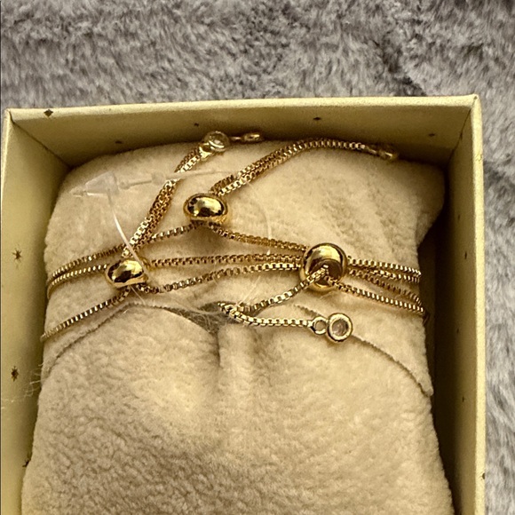 ARM CANDY Gold and Green Hamsa and Evil Eye Bracelet Set - Picture 2 of 3